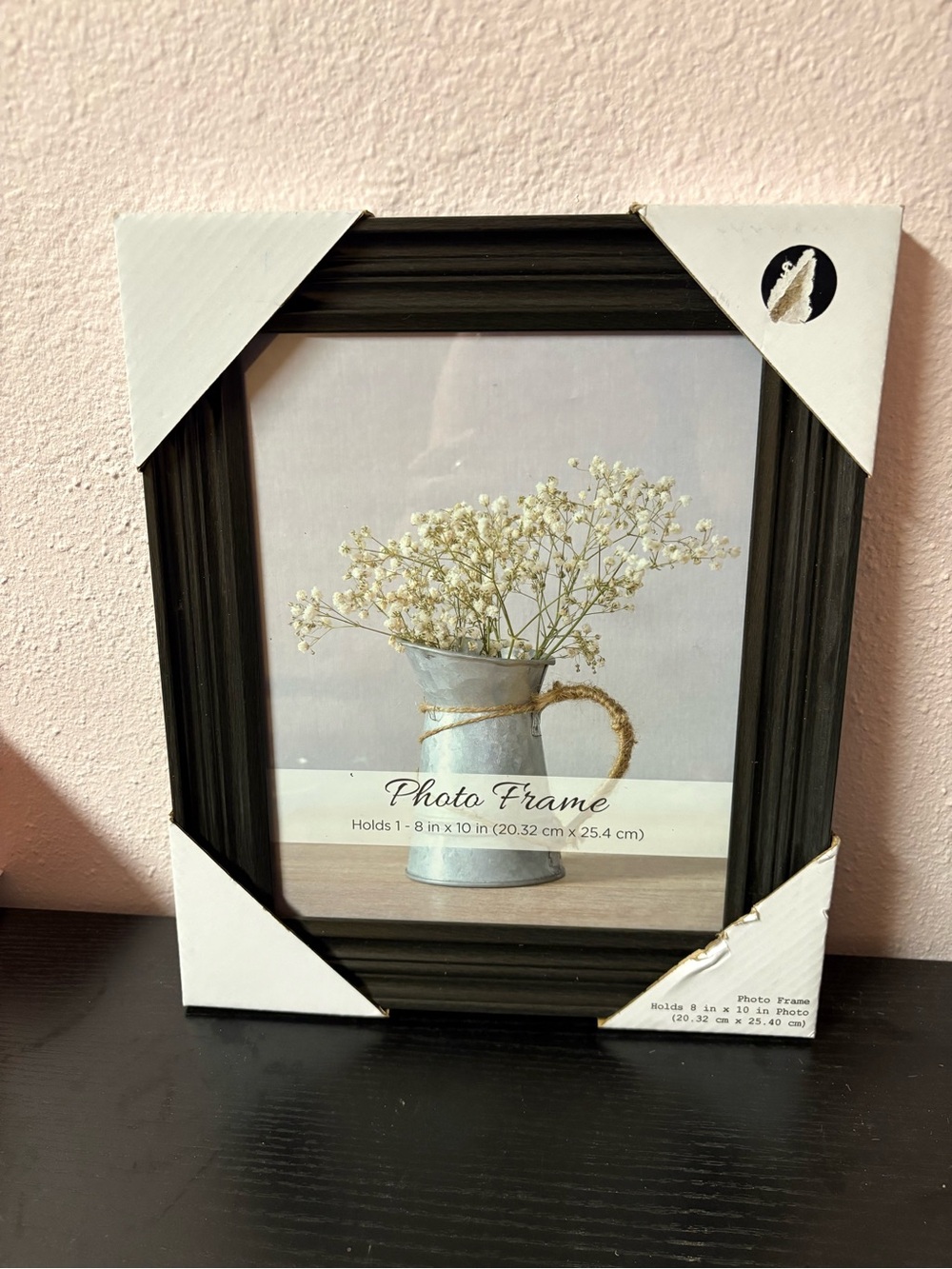 Black 8x10 Photo Picture Frame Classic Ridged Home Decor New